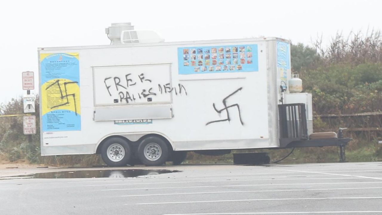 Antisemitic Graffiti Scribbled All Over Establishments In A Posh New York Town