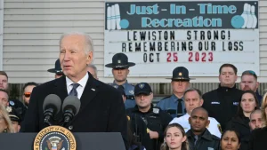 'You're Not Alone,' says Biden as he sobs with Lewiston following the mass shooting